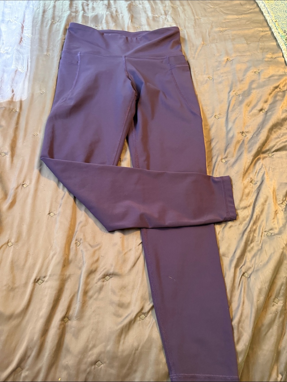Old Navy Plum High-Waist Active Leggings